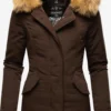 Marikoo Parkas Winterparka Karmaa Dames Bruin