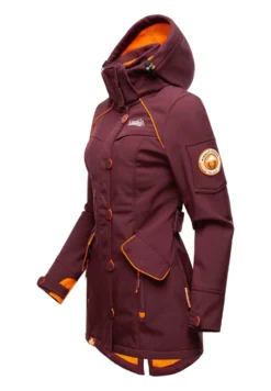 Marikoo Soulinaa - Parka - Dark Red Melange -Marikoo 07e08f82269d4836a0286928f2fdd488 scaled