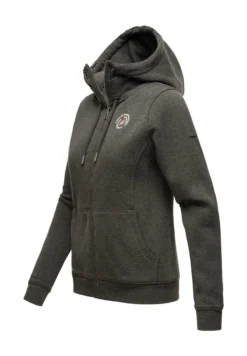 Marikoo Setsunaa - Sweater Met Rits - Darkgreymelange -Marikoo 0ac0fed44df545669057c7721d74ef69