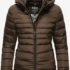 Marikoo Winterjassen Winterjas Amber Dames Bruin