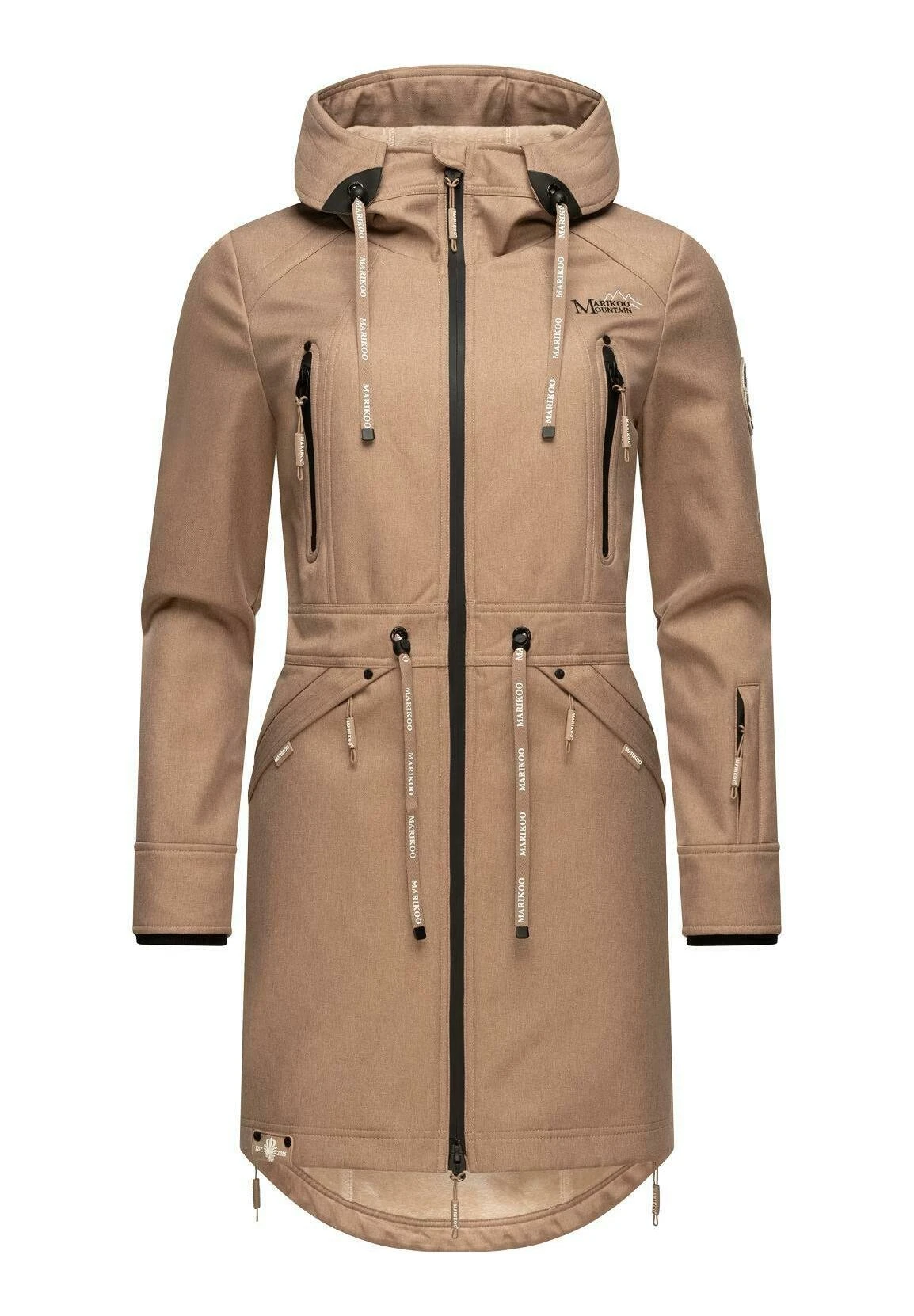 Marikoo Racquelle - Parka - Taupe Grey 9 Marikoo Racquelle - Parka - Taupe Grey - Afbeelding 9