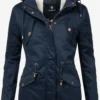 Marikoo Winterjassen Winterjas Manolya Dames Navy