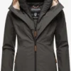 Marikoo Outdoor Jassen Functionele Jas Erdbeere Dames Antraciet