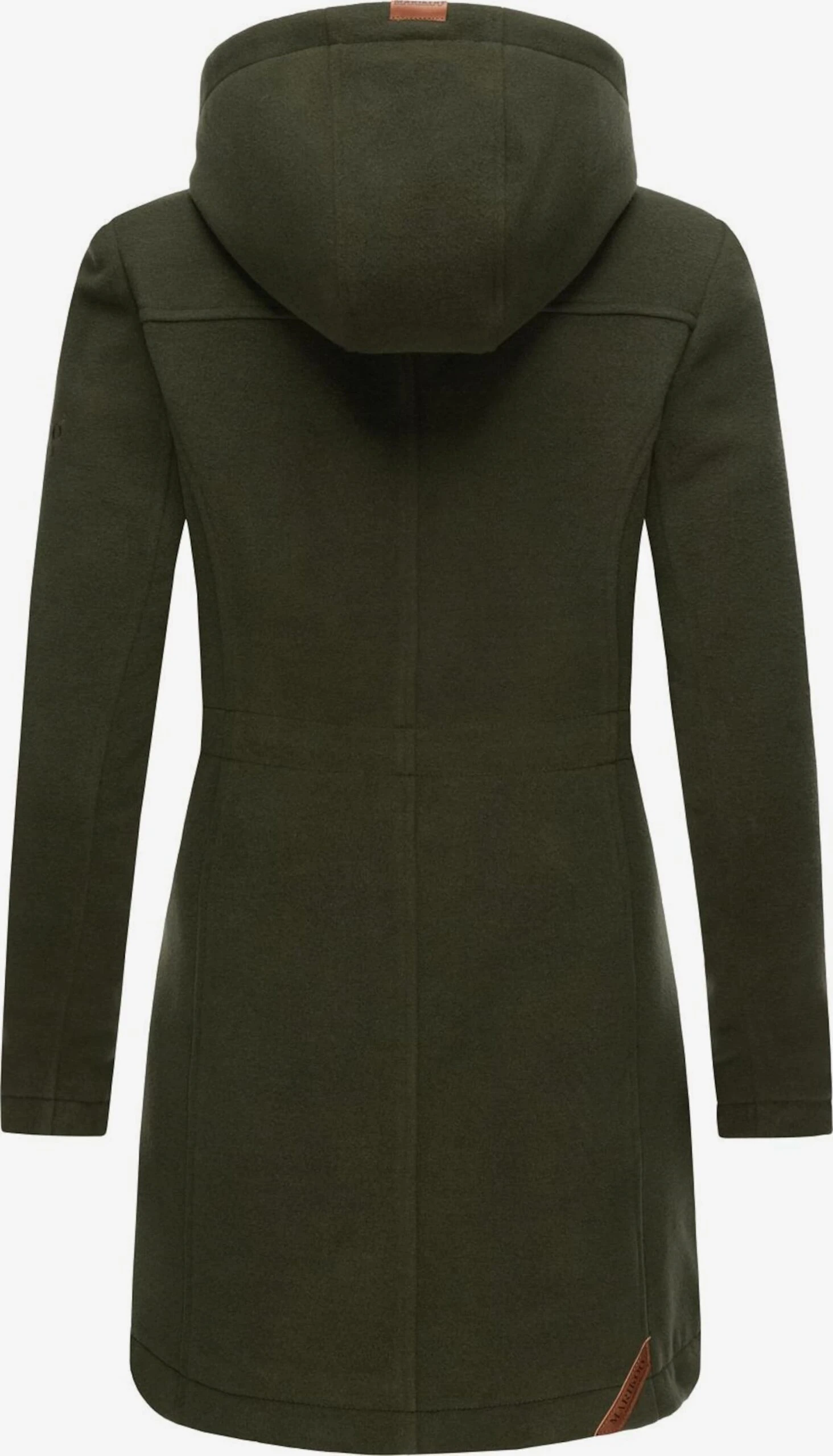 Marikoo Wintermantels Wintermantel Dames Donkergroen 3 Marikoo Wintermantels Wintermantel Dames Donkergroen - Afbeelding 3