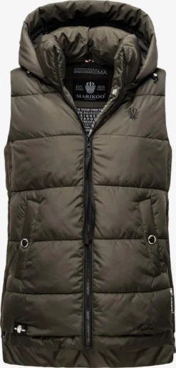 Marikoo Bodywarmers Bodywarmer Zarinaa Dames Antraciet