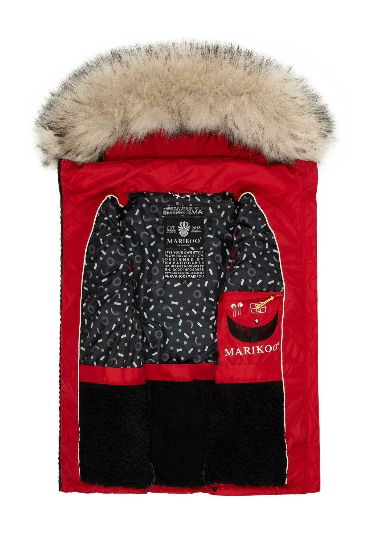 Marikoo Bodywarmer - Red 5 Marikoo Bodywarmer - Red - Afbeelding 5