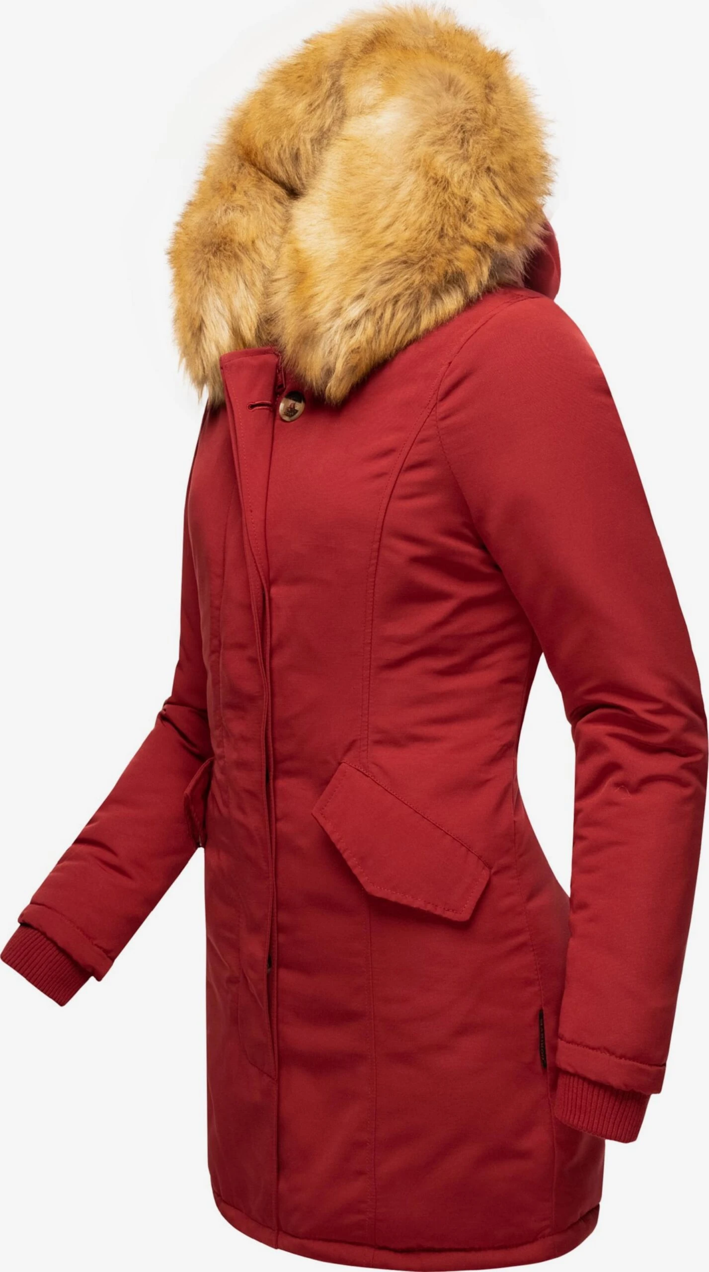 Marikoo Parkas Winterparka Karmaa Dames Rood / Bloedrood 2 Marikoo Parkas Winterparka Karmaa Dames Rood / Bloedrood - Afbeelding 2