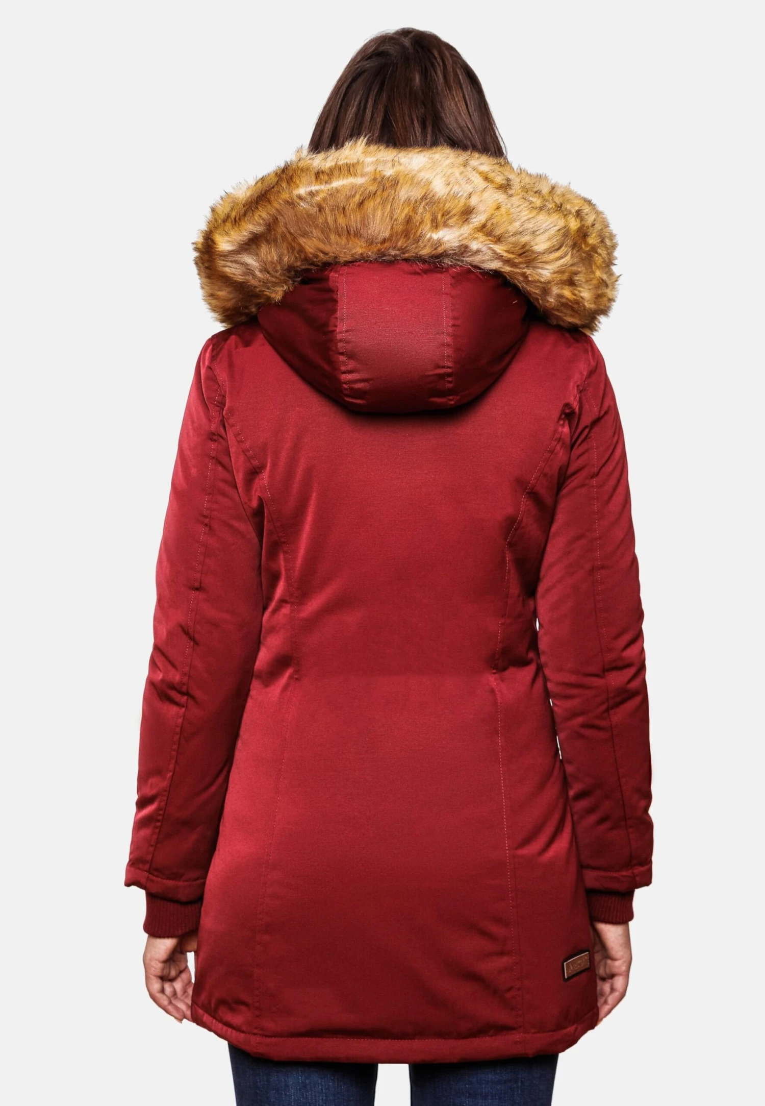 Marikoo Parkas Winterparka Karmaa Dames Rood / Bloedrood 6 Marikoo Parkas Winterparka Karmaa Dames Rood / Bloedrood - Afbeelding 6
