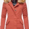Marikoo Parkas Winterparka Karmaa Dames Zalm Roze