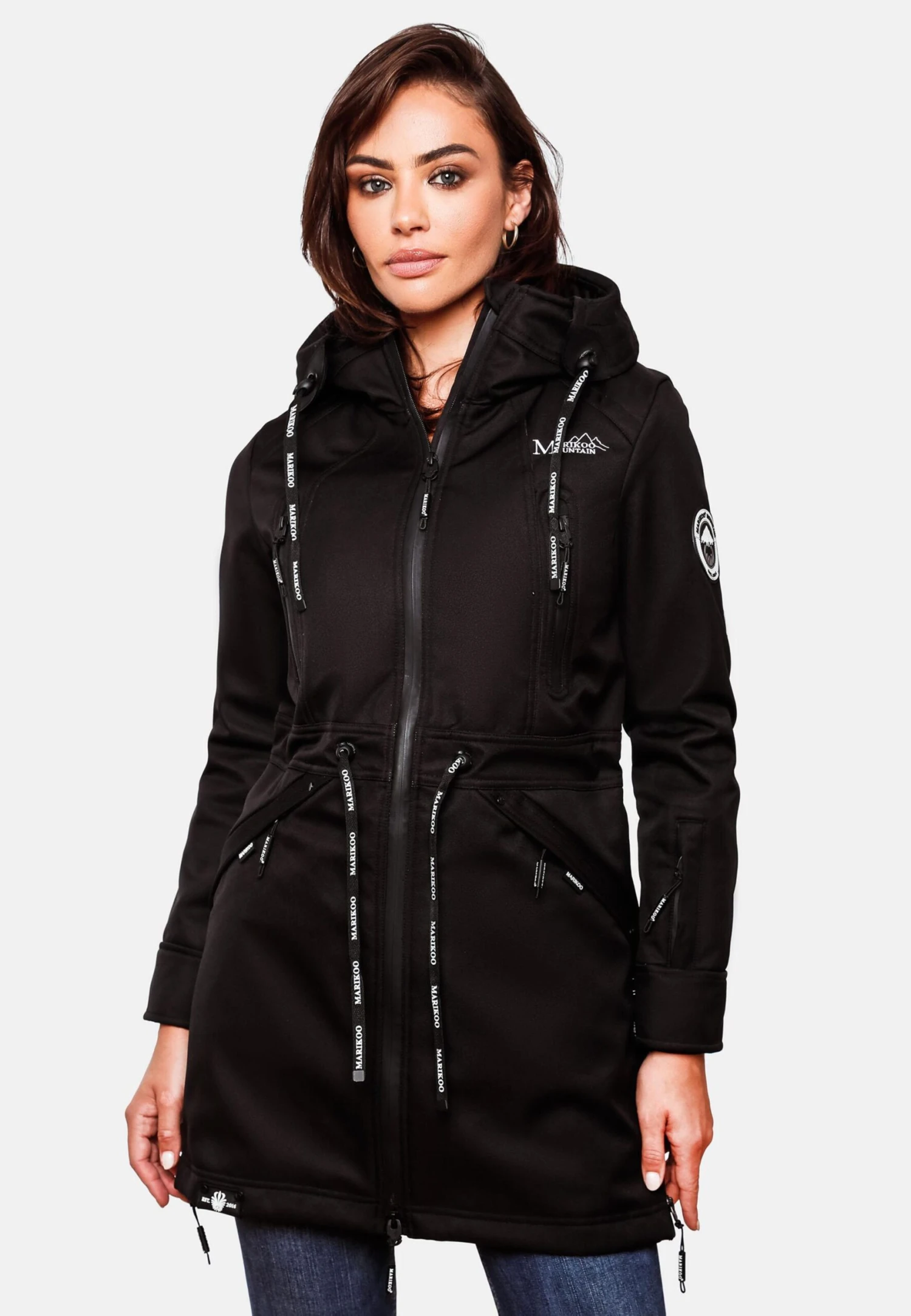 Marikoo Parkas Tussenparka Dames Zwart 6 Marikoo Parkas Tussenparka Dames Zwart - Afbeelding 6