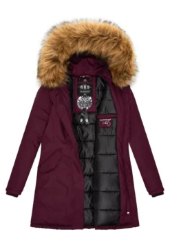 Marikoo Karmaa - Winterjas - Dark Red Melange -Marikoo 2184c733d5ab4410b44b4044bc6071d7