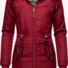 Marikoo Parkas Winterparka Kamii Dames Bordeaux