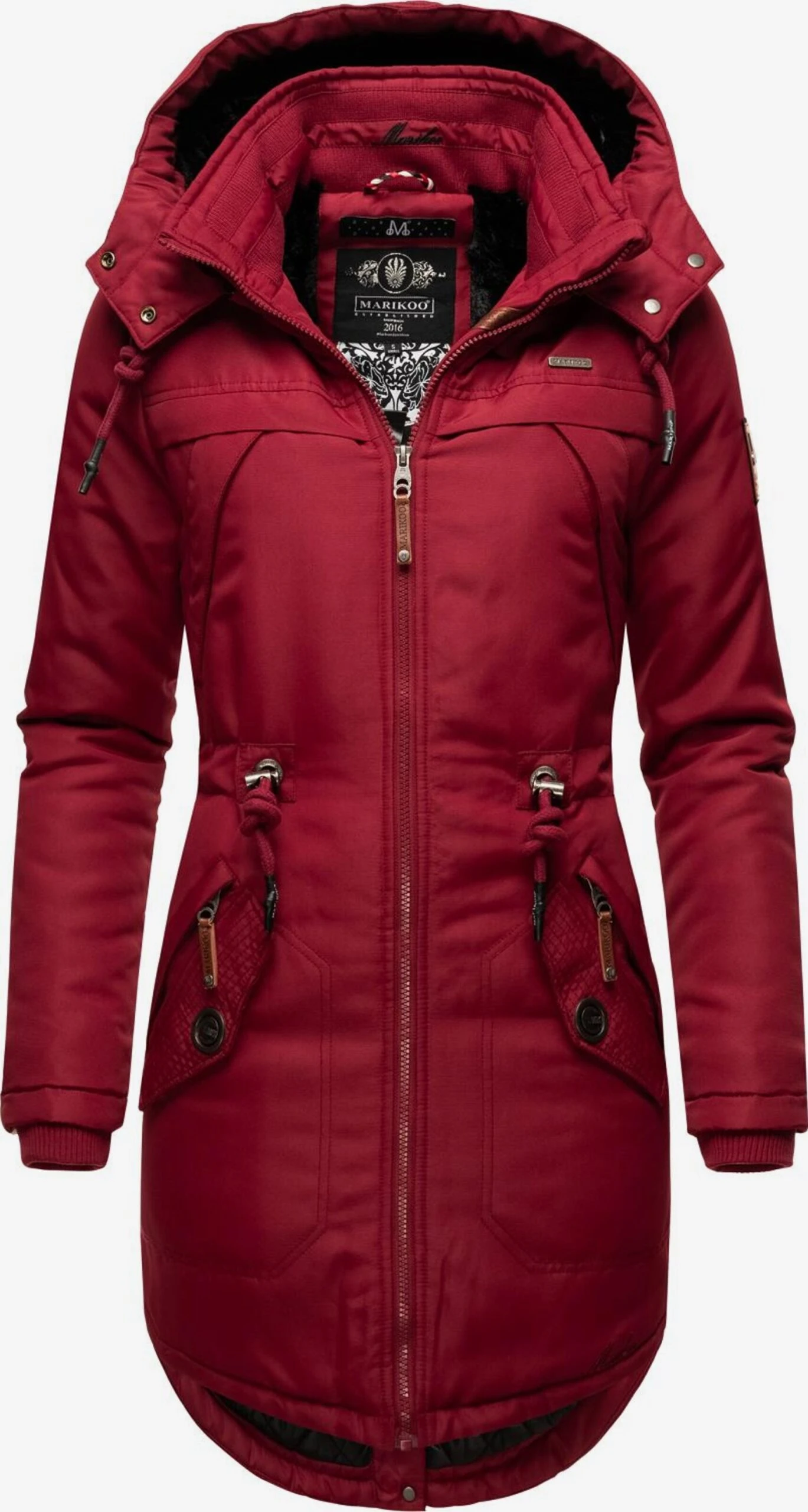 Marikoo Parkas Winterparka Kamii Dames Bordeaux 1 Marikoo Parkas Winterparka Kamii Dames Bordeaux