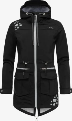 Marikoo Outdoor Jassen Functionele Jas Ulissaa Dames Zwart
