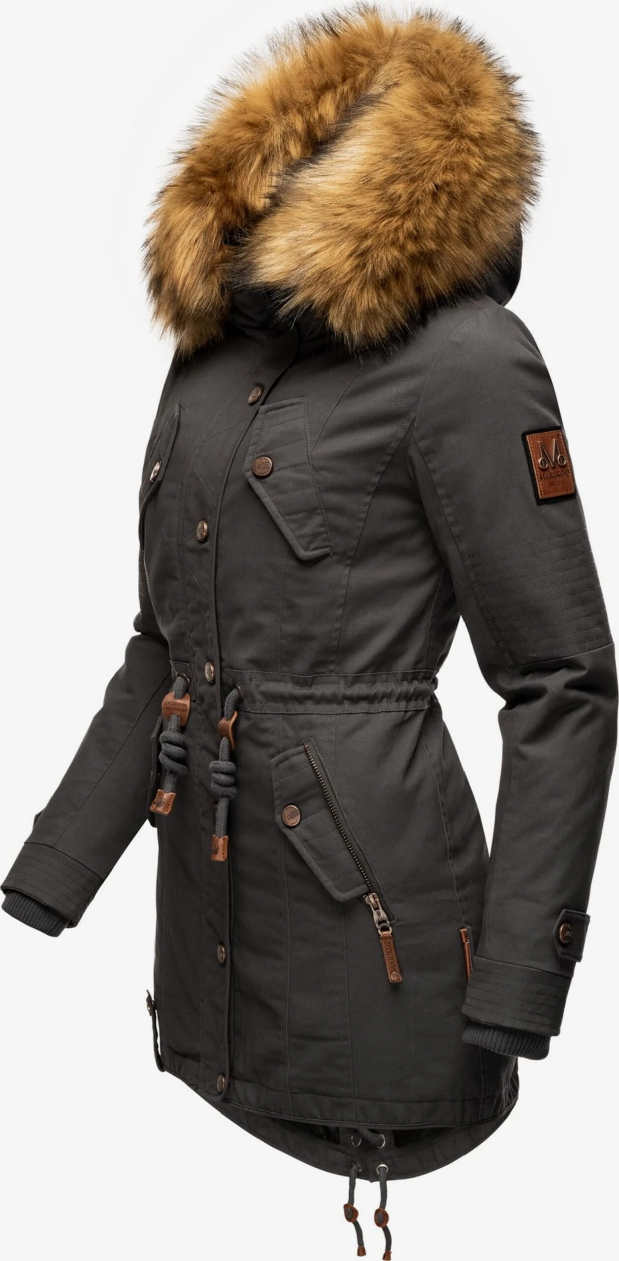 Marikoo Parkas Winterparka La Viva Prc Dames Antraciet 2 Marikoo Parkas Winterparka La Viva Prc Dames Antraciet - Afbeelding 2