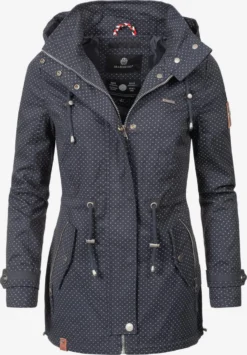 Marikoo Parkas Tussenparka Nyokoo Dames Nachtblauw