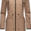 Marikoo Parkas Tussenparka Dames Donkerbeige