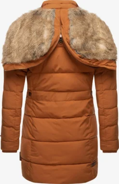 Marikoo Korte Mantels Wintermantel Dames Bruin -Marikoo 3eaeec3ce8cab14ac3f506011f4f0f55 scaled