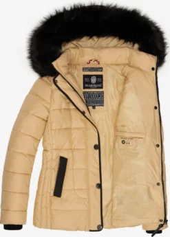 Marikoo Winterjassen Winterjas Unique Dames Beige -Marikoo 4345a11490dd59d92dd88f398998a31a scaled