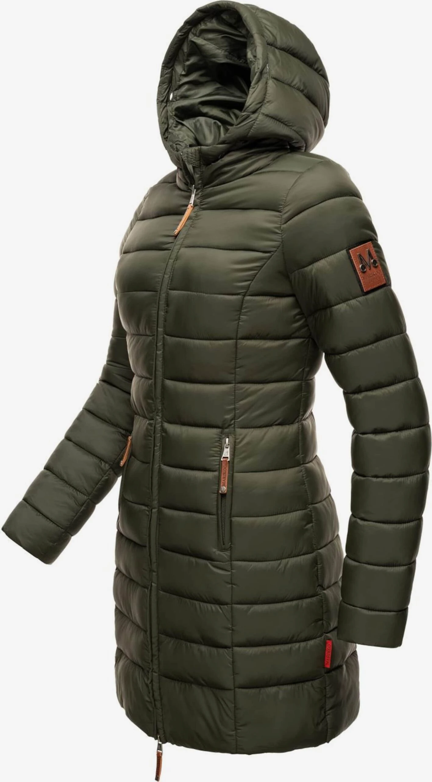 Marikoo Wintermantels Wintermantel Rose Dames Donkergroen 4 Marikoo Wintermantels Wintermantel Rose Dames Donkergroen - Afbeelding 4