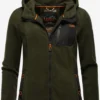 Marikoo Outdoor Jassen Fleece Jas Mount Iwaki Dames Donkergroen