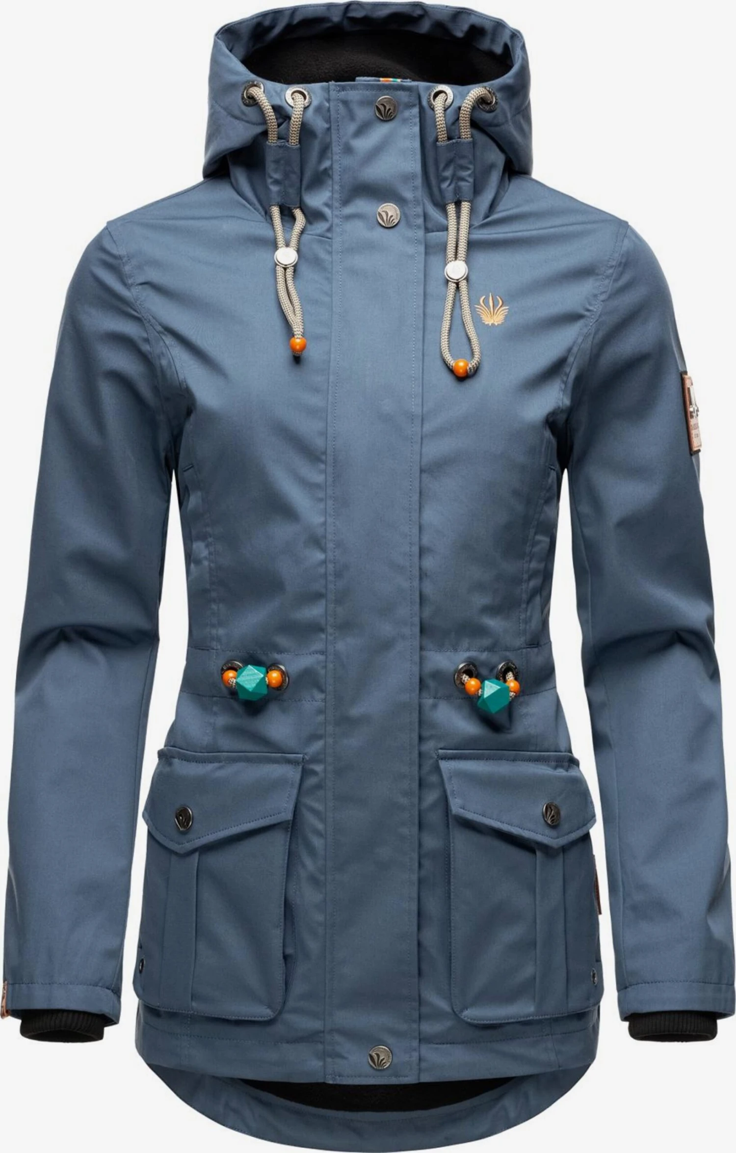 Marikoo Tussenjassen Tussenjas Babetaa Dames Duifblauw 4 Marikoo Tussenjassen Tussenjas Babetaa Dames Duifblauw - Afbeelding 4