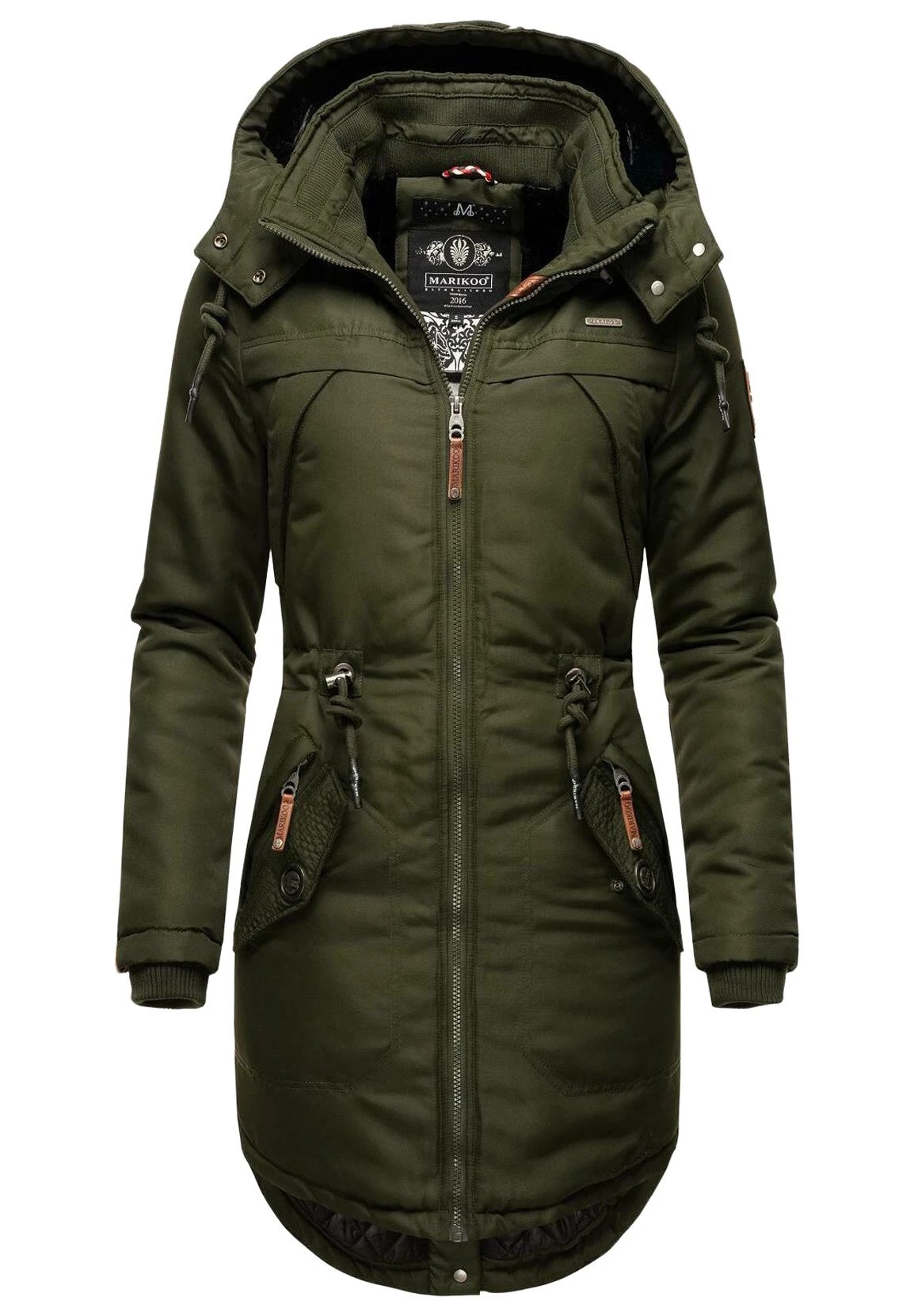 Marikoo Kamii - Winterjas - Olive 1 Marikoo Kamii - Winterjas - Olive