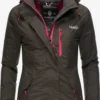 Marikoo Outdoor Jassen Functionele Jas Rabeaa Dames Antraciet