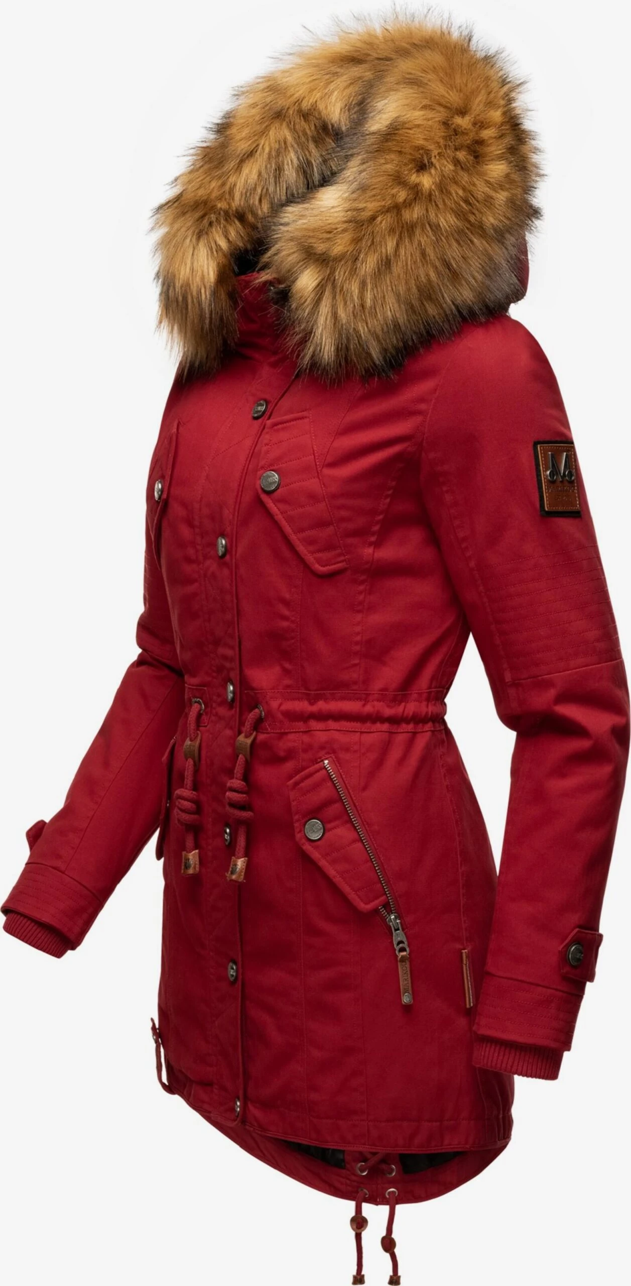 Marikoo Parkas Winterparka La Viva Dames Rood 2 Marikoo Parkas Winterparka La Viva Dames Rood - Afbeelding 2