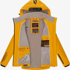 Marikoo Winterjassen Winterjas Dames Geel -Marikoo 4f2e2ecfbfcc1539f7f4f3973734e1e0