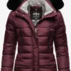 Marikoo Winterjassen Winterjas Loveleen Dames Bordeaux