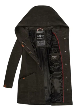 Marikoo Winterjas - Anthracite Meliert -Marikoo 50af67052c8e42bca103040e263cfb7a