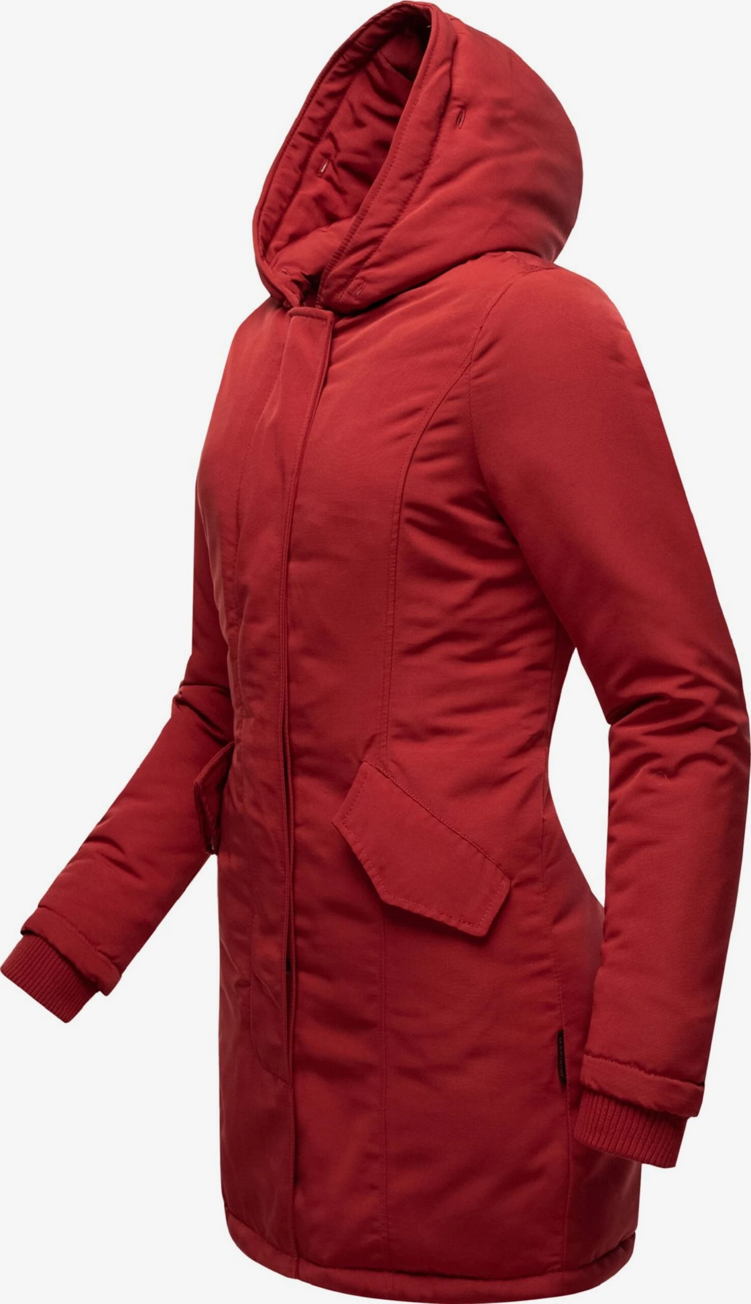 Marikoo Parkas Winterparka Karmaa Dames Rood / Bloedrood 3 Marikoo Parkas Winterparka Karmaa Dames Rood / Bloedrood - Afbeelding 3