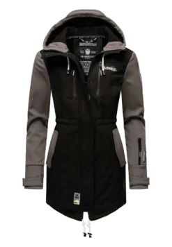 Marikoo Zimtzicke - Parka - Black Grey