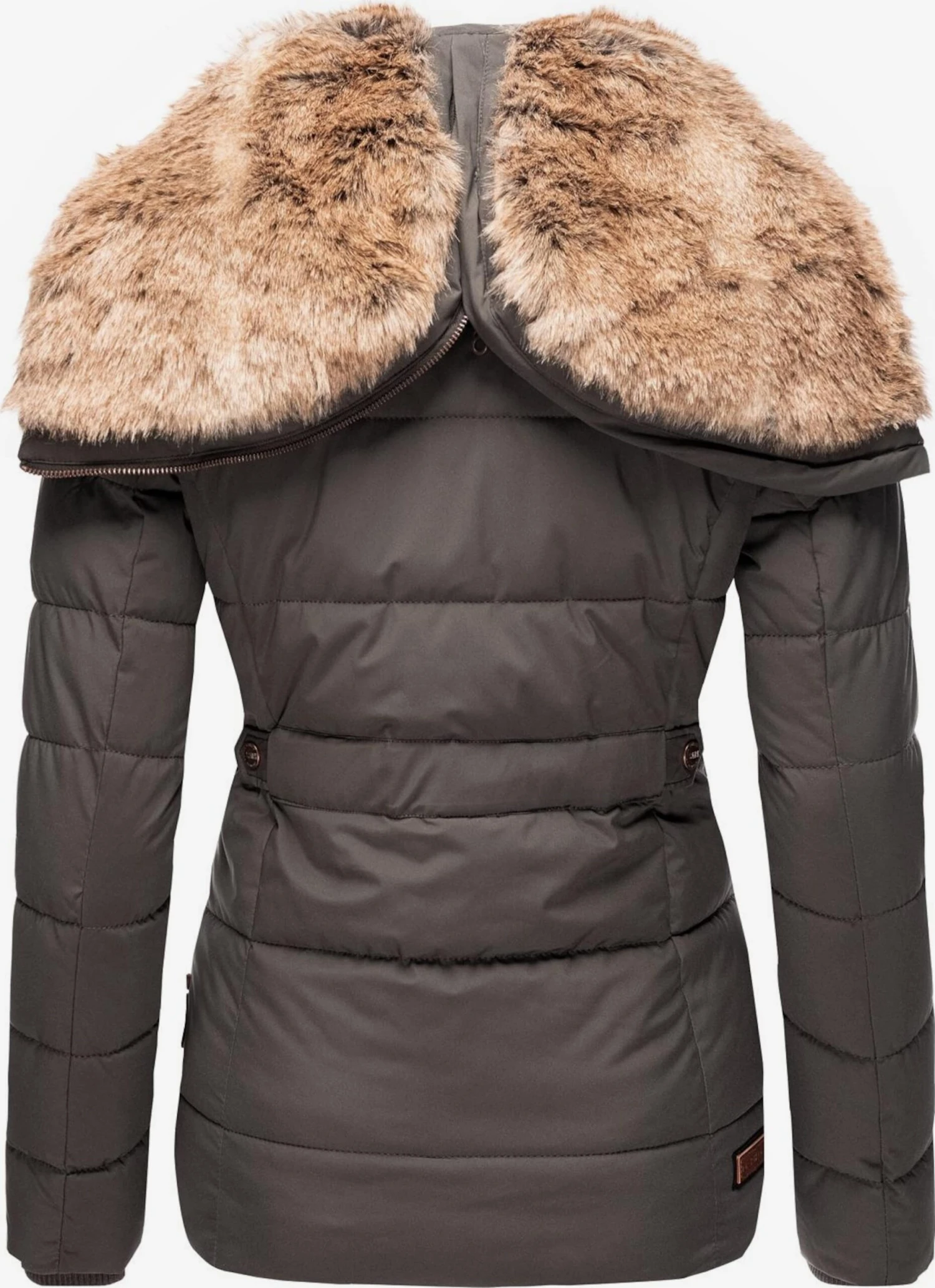 Marikoo Gewatteerde Jassen Winterjas Nekoo Dames Aardetinten 5 Marikoo Gewatteerde Jassen Winterjas Nekoo Dames Aardetinten - Afbeelding 5