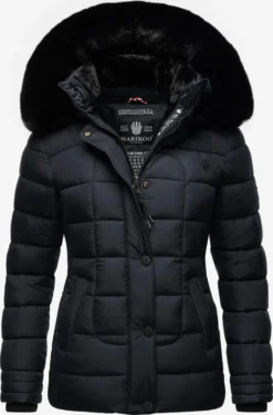 Marikoo Winterjassen Winterjas Qesra Dames Nachtblauw
