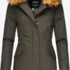 Marikoo Parkas Winterparka Karmaa Dames Antraciet