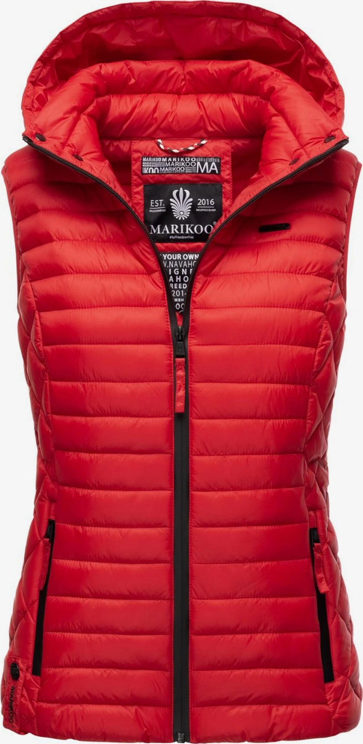 Marikoo Bodywarmers Bodywarmer Hasenpfote Dames Rood 2 Marikoo Bodywarmers Bodywarmer Hasenpfote Dames Rood - Afbeelding 2
