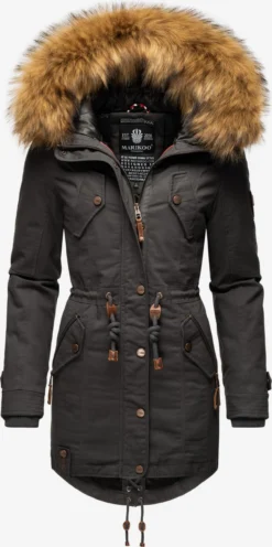 Marikoo Parkas Winterparka La Viva Prc Dames Antraciet
