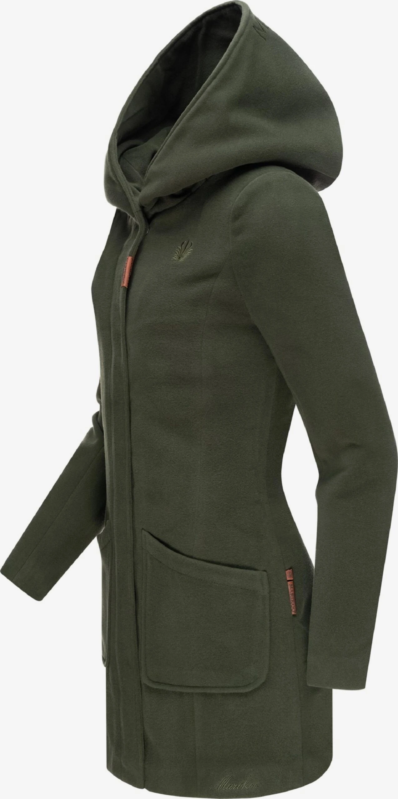 Marikoo Wintermantels Wintermantel Maikoo Dames Kaki 2 Marikoo Wintermantels Wintermantel Maikoo Dames Kaki - Afbeelding 2