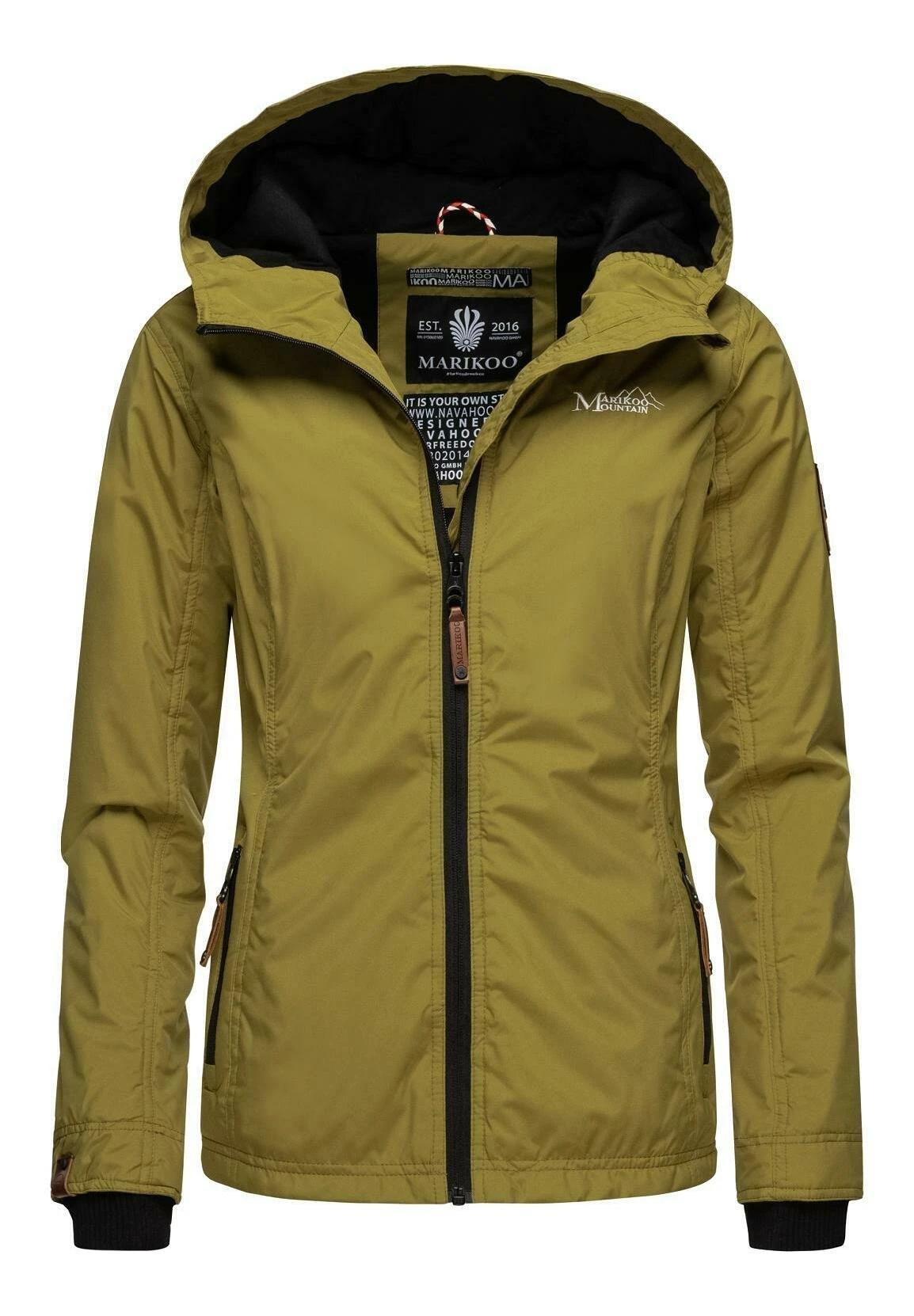 Marikoo Brombeere - Outdoorjas - Moss Green