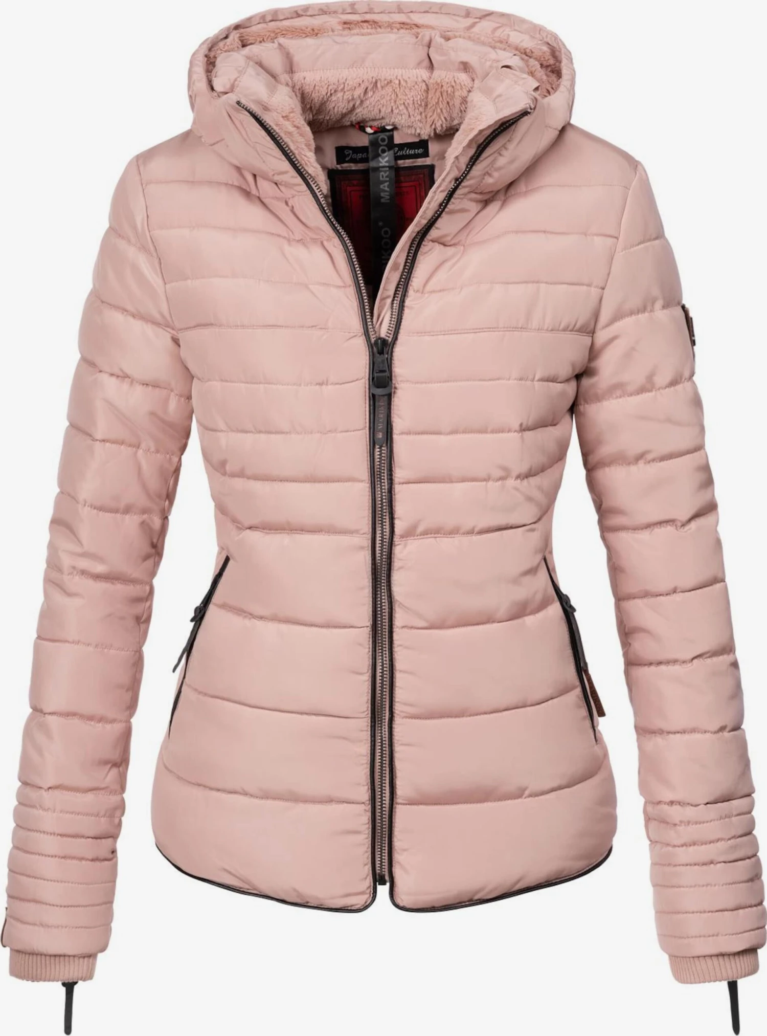 Marikoo Winterjassen Winterjas Amber Dames Rosa 1 Marikoo Winterjassen Winterjas Amber Dames Rosa