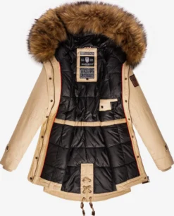 Marikoo Parkas Winterparka La Viva Dames Beige -Marikoo 66345864c19d1e8feef8e14d1e24c817 scaled