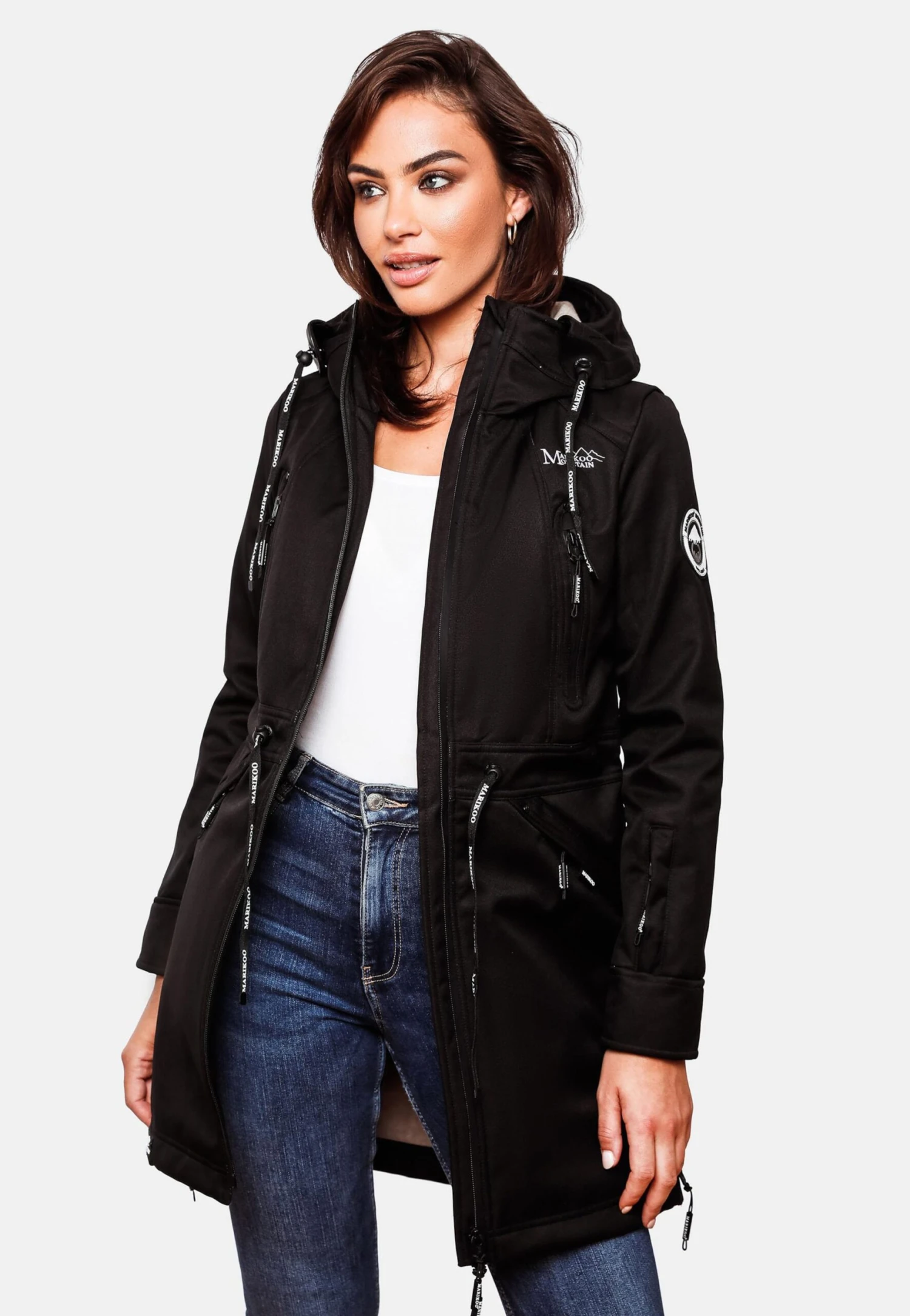 Marikoo Parkas Tussenparka Dames Zwart 9 Marikoo Parkas Tussenparka Dames Zwart - Afbeelding 9