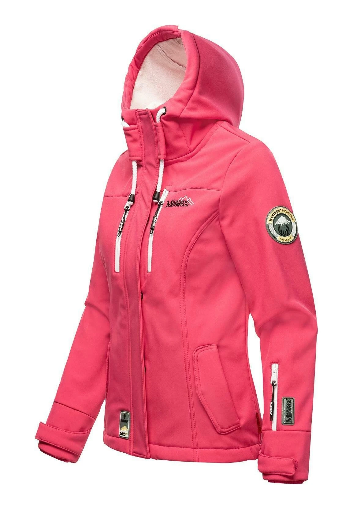 Marikoo Funktions - Outdoorjas - Pink 5 Marikoo Funktions - Outdoorjas - Pink - Afbeelding 5