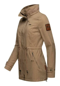 Marikoo Nyokoo - Parka - Taupe Dots -Marikoo 77f21fde2a1e4b4aa1e6b21ccd815b99