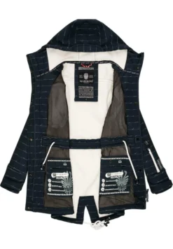 Marikoo Zimtzicke - Parka - Navy Lines -Marikoo 7e6bdf06129f404caf9f3ae5a38e12f7