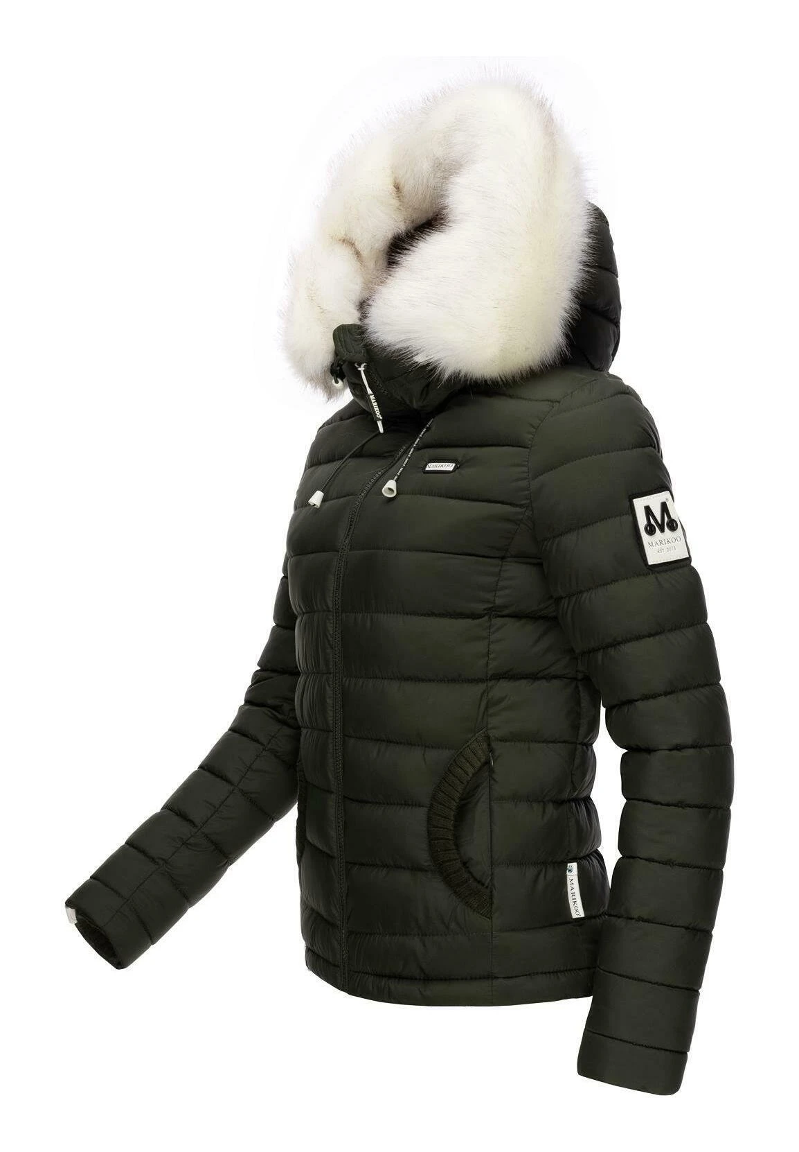 Marikoo Winterjas - Olive 5 Marikoo Winterjas - Olive - Afbeelding 5