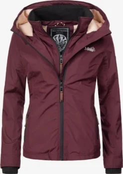 Marikoo Outdoor Jassen Functionele Jas Erdbeere Dames Wijnrood