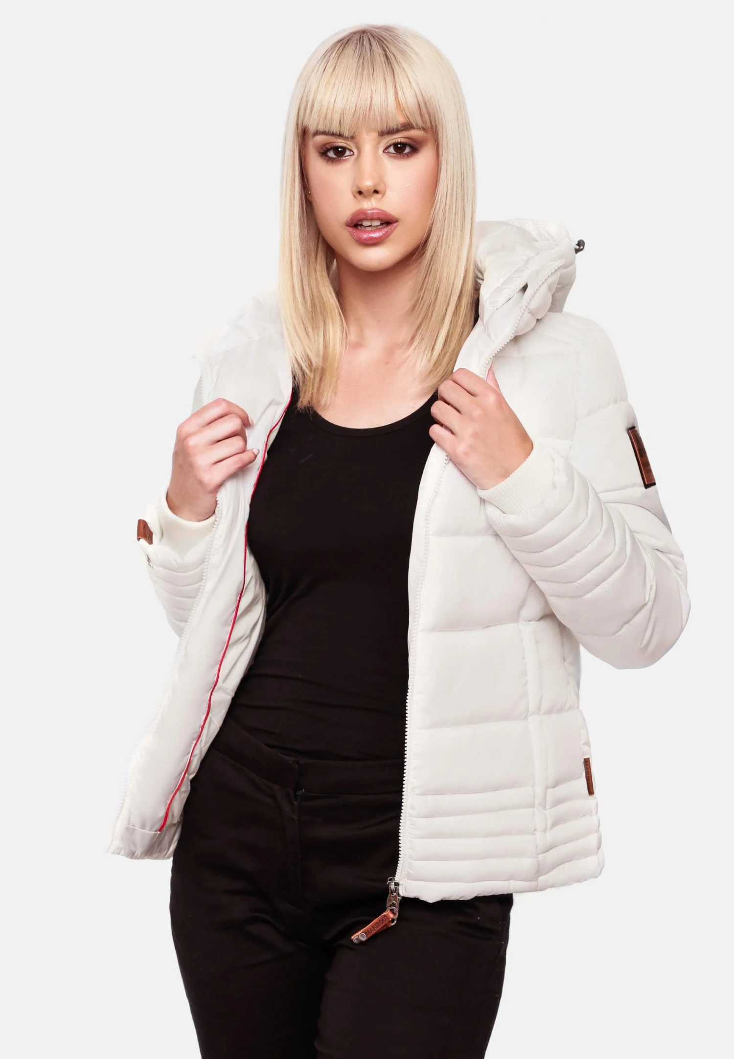 Marikoo Winterjas - White 4 Marikoo Winterjas - White - Afbeelding 4